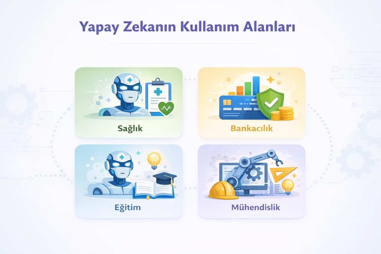 Yapay Zekanın Kullanım Alanları Yapay Zekanın Kullanım Alanları
